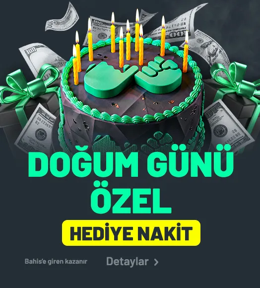 Bahis.com Doğum Gününe Özel Nakit Hediye