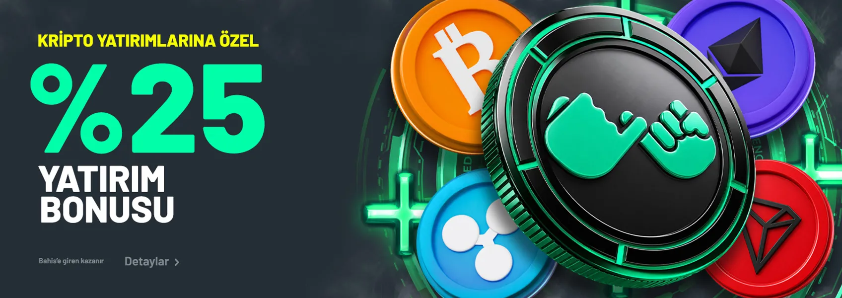 Bahis.com %25 Kripto Yatırım Bonusu