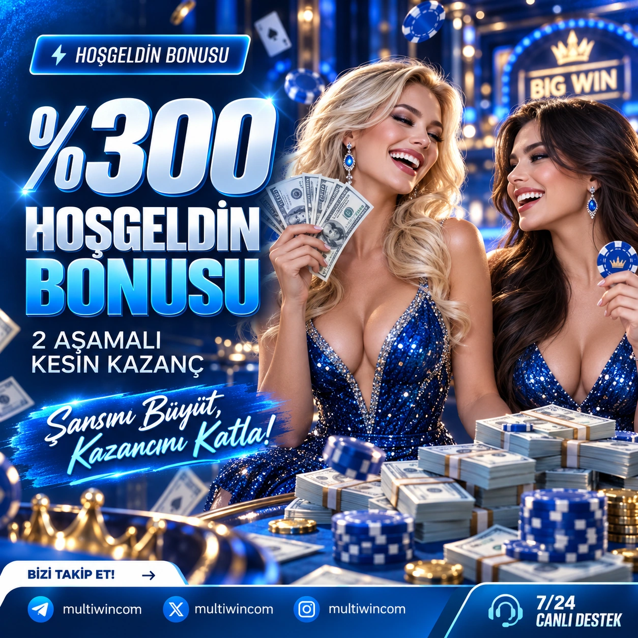 MultiWin %300 Hoş Geldin Bonusu