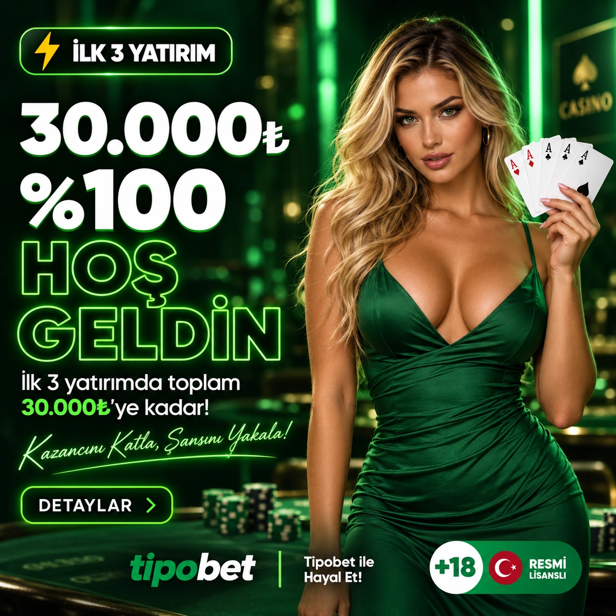TipoBet %100 Hoş Geldin Bonusu